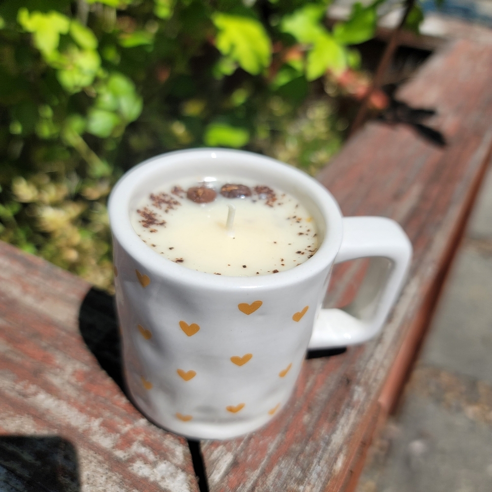 Espresso mug candle coffee scented - Picture 5 of 5